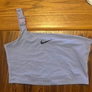 Nike one strap crop top